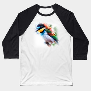 Artistic bird Baseball T-Shirt